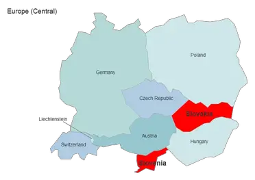 Slovakia And Slovenia Map Is Slovakia The Same As Slovenia? How To Never Get Wrong Again – Explore  Little Big Slovakia