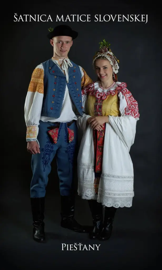 Folk costumes from Western Slovakia