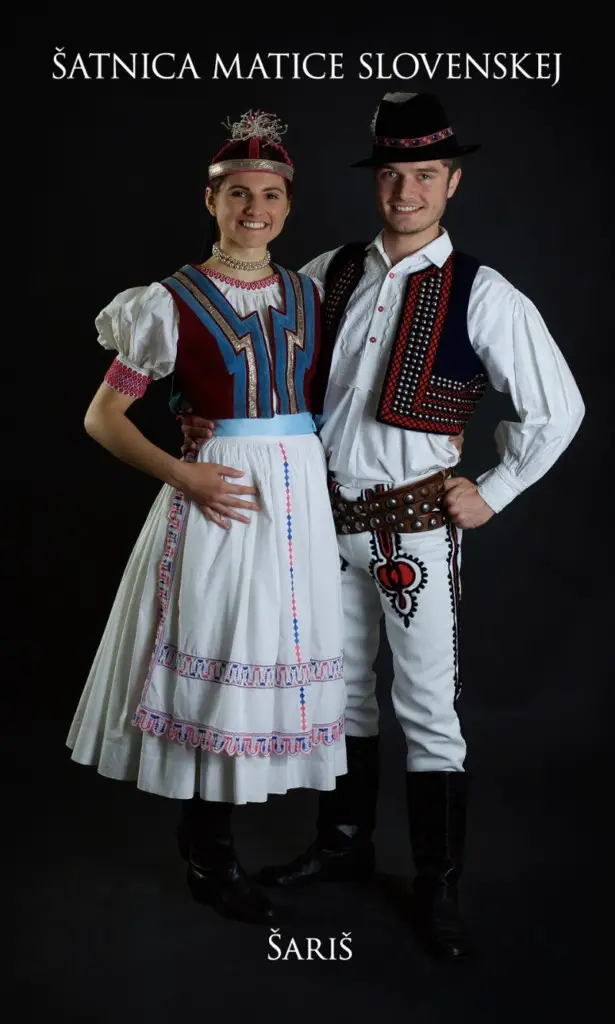 Folk costumes from Eastern Slovakia