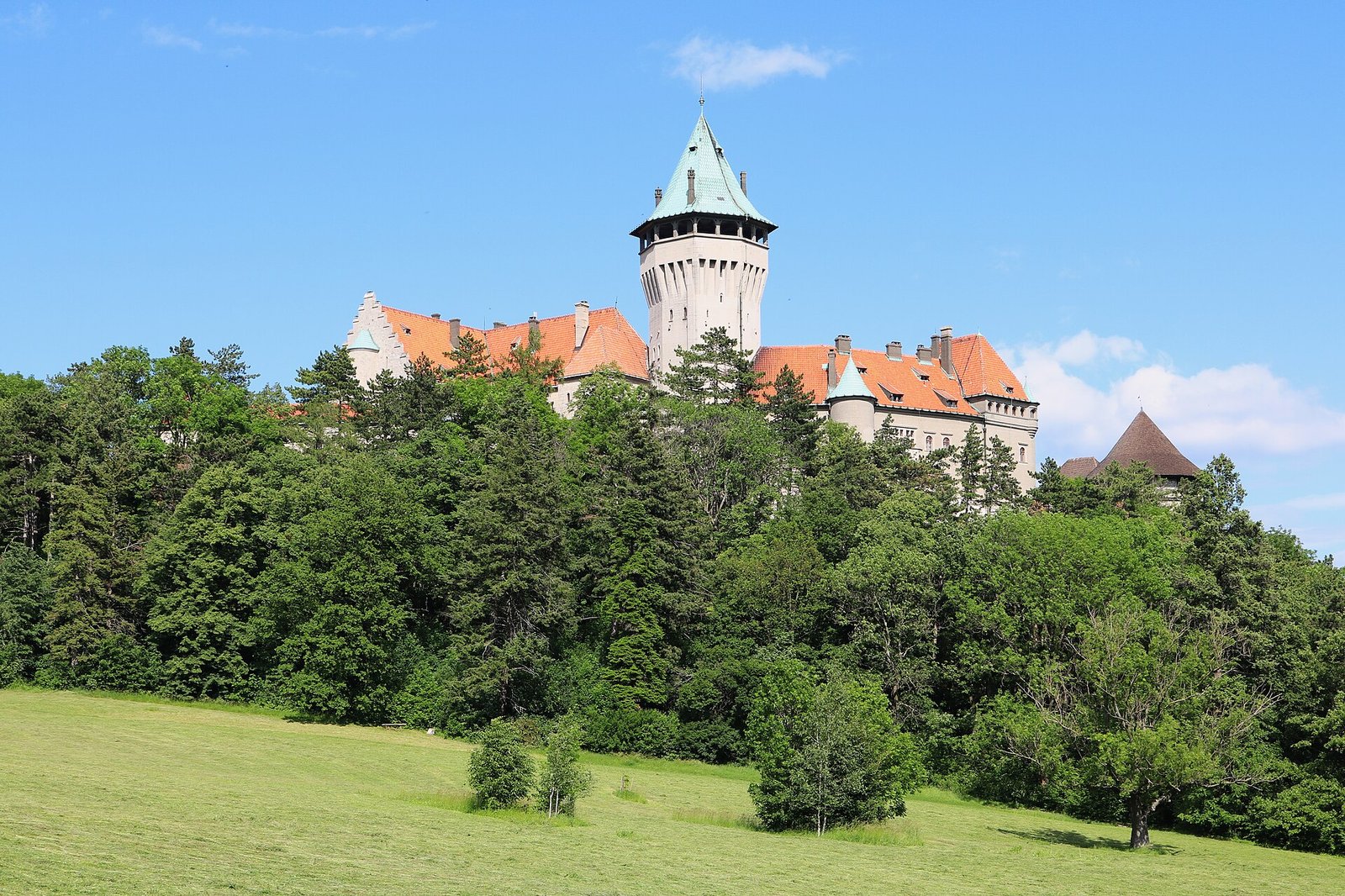 Smolenice Castle at the foot of the Little Carpathians