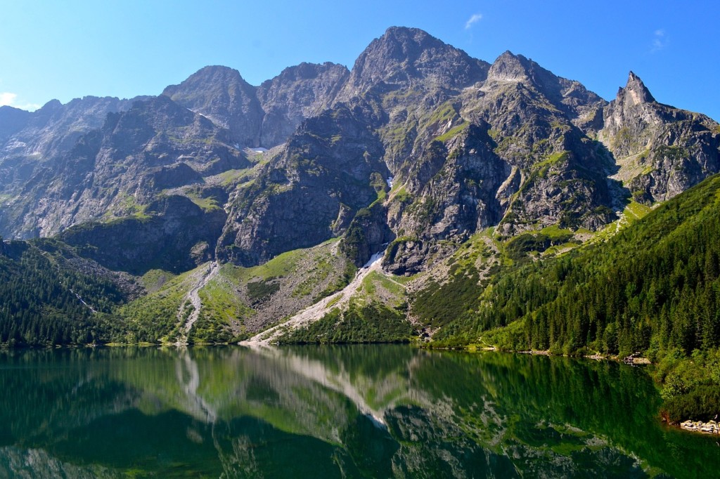 Rysy - The Highest Peak of Poland Lying on Slovak-Polish Border in High Tatras